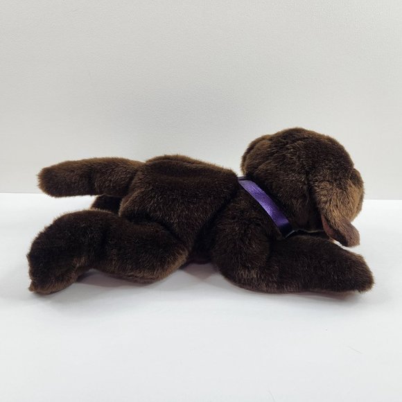 Bestever Chocolate Lab Plush Realistic Labrador Retriever 12" Stuffed Animal - Picture 5 of 10